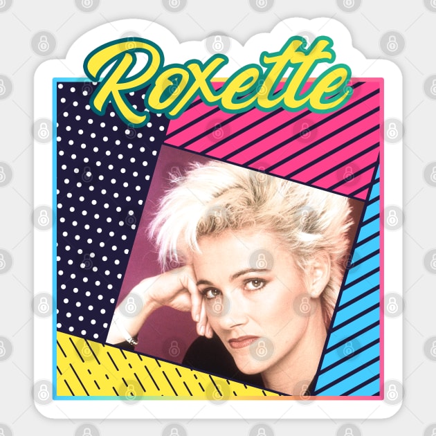 Roxette - Cover design Sticker by PiedPiper